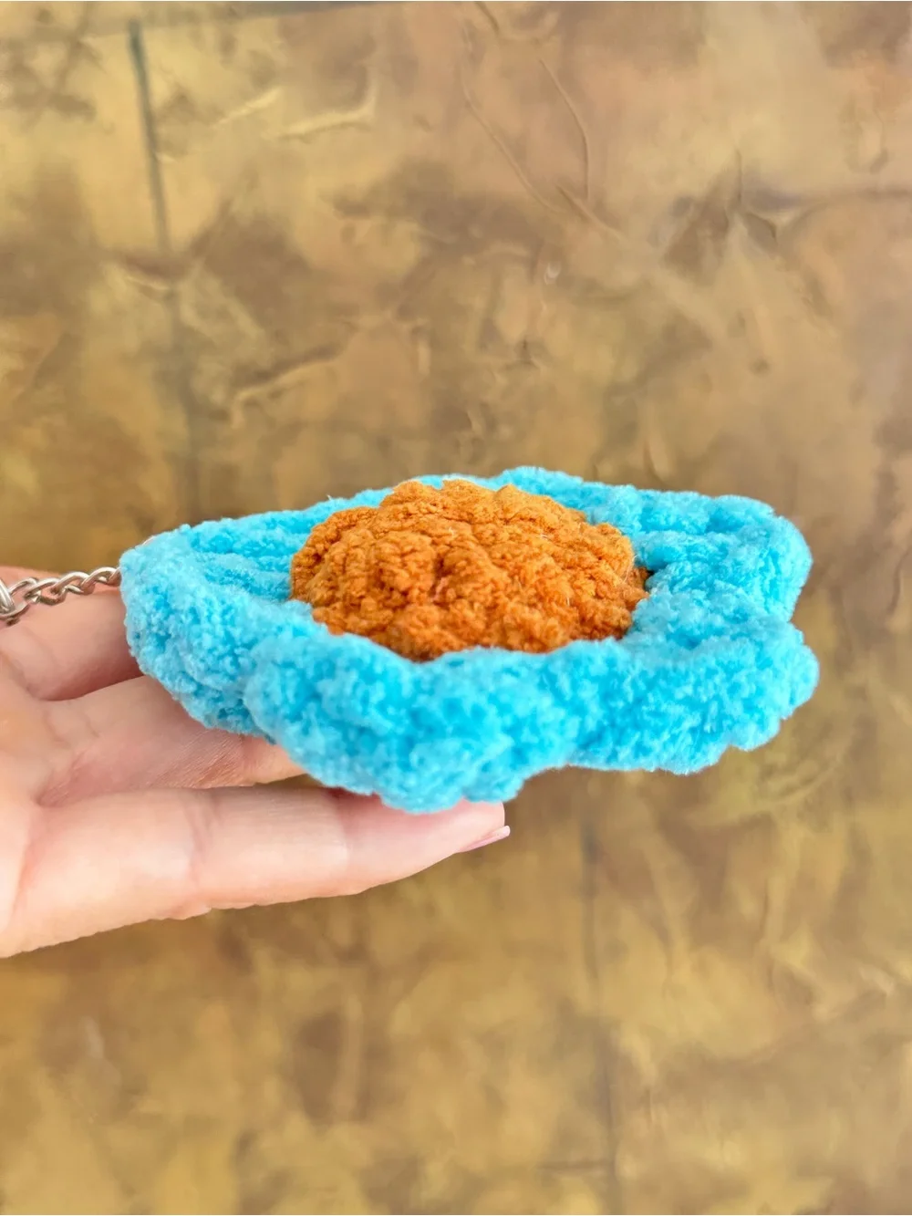 Handmade crochet flower